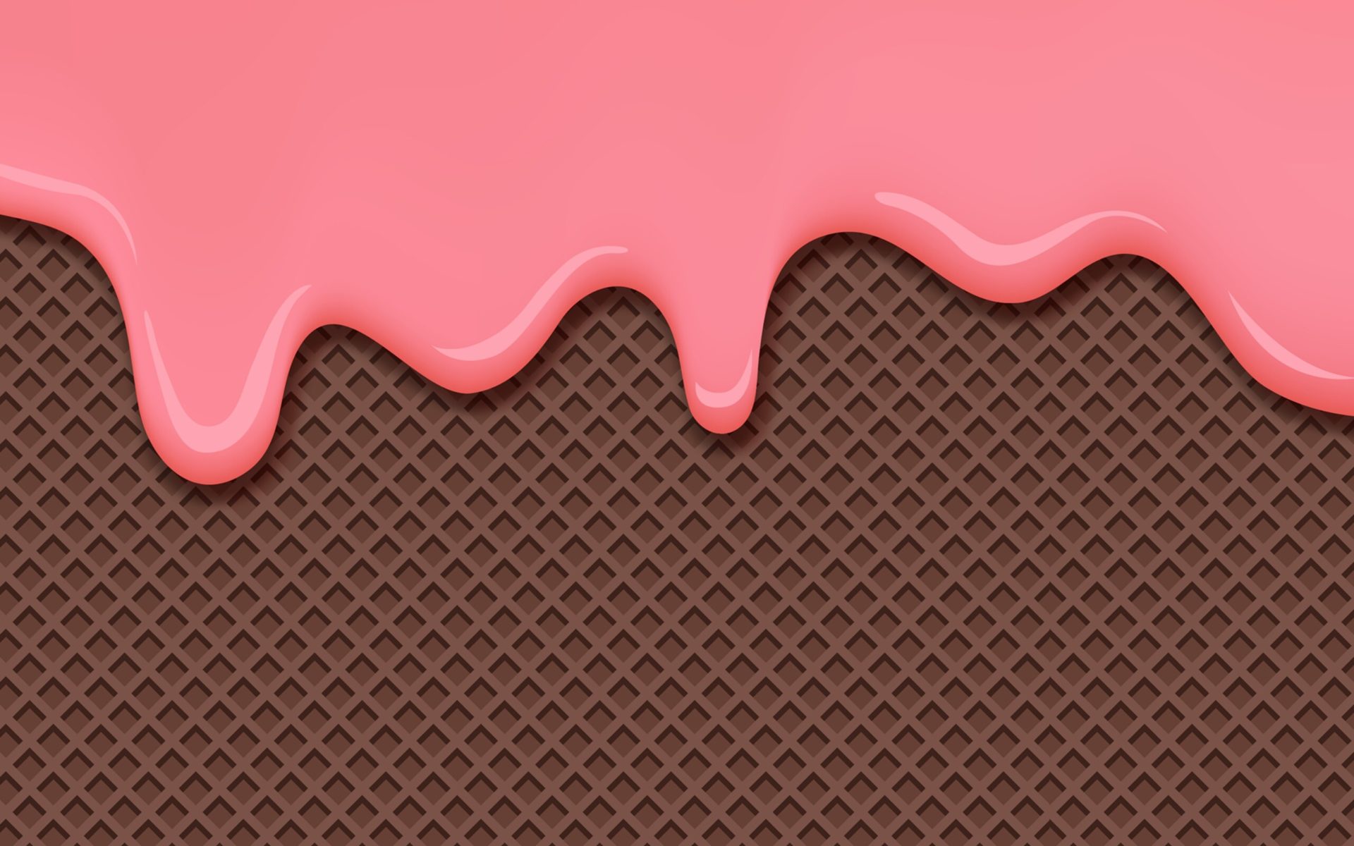 Melting Ice Cream Simple Wallpaper Designs HD Wallpapers Backgrounds Images